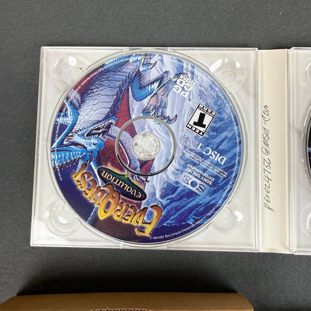 Sony EverQuest Evolution PC CD-ROM Game Toy 3-Disc Set Expansion Pack Boxed - Picture 4 of 11